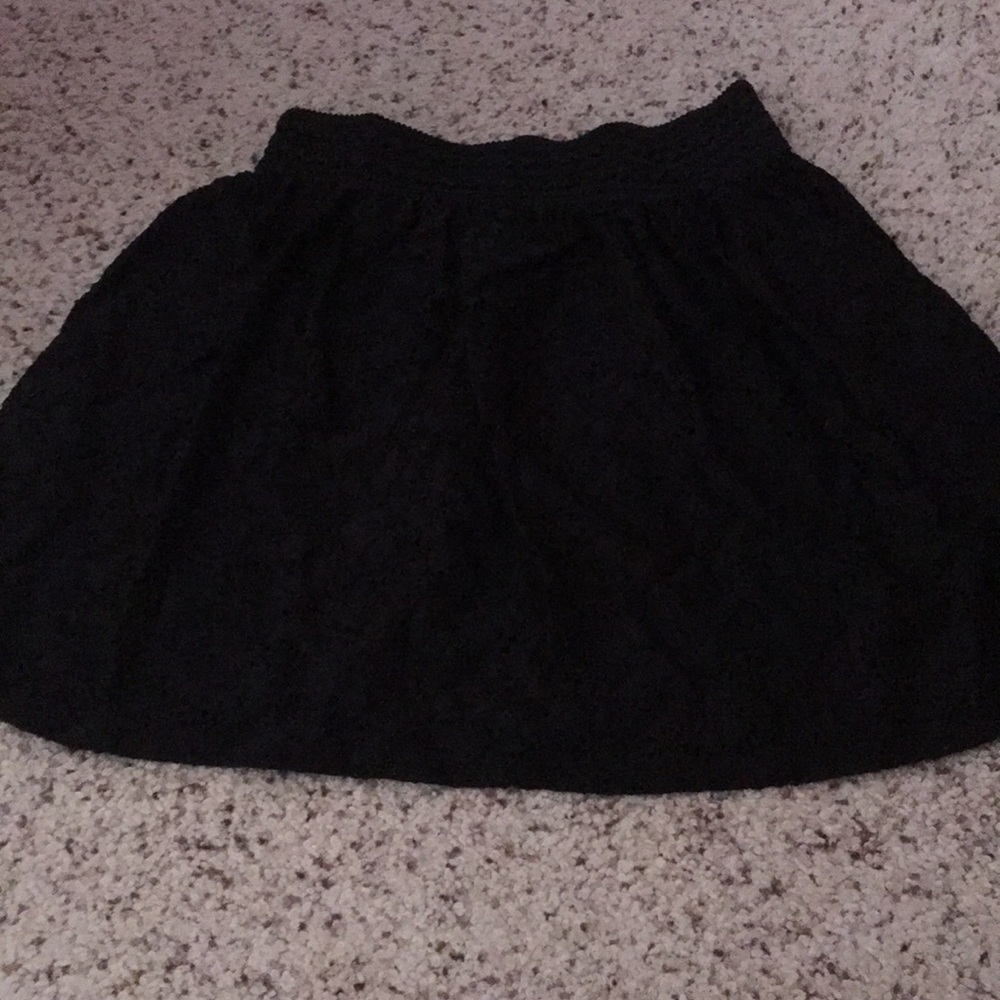 Black Laced Skirt